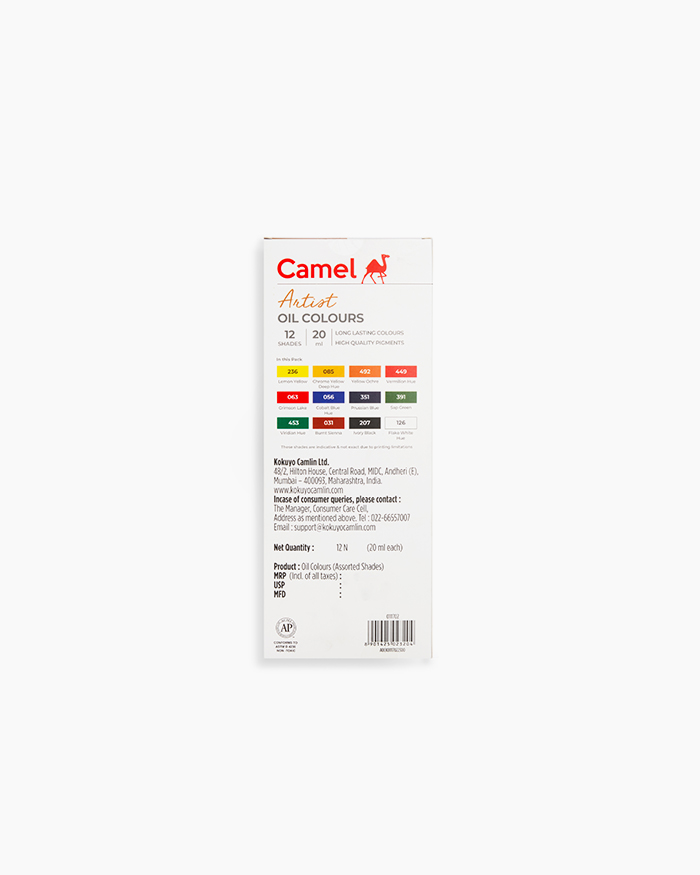 ARTIST OIL COLOURS -12 SHADES | 20 ML